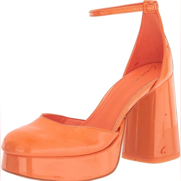 EUC Circus by Sam Edelman Rosa Two-Piece Ankle-Strap Platform Pumps Size 9 - Picture 3 of 10